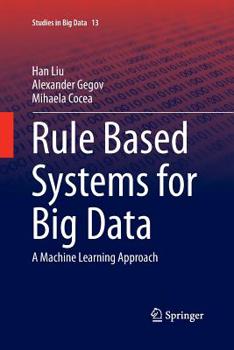 Paperback Rule Based Systems for Big Data: A Machine Learning Approach Book