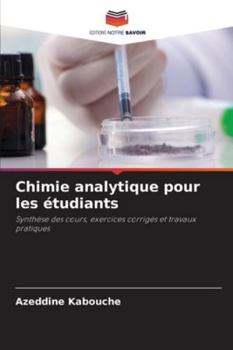 Paperback Chimie analytique pour les étudiants [French] Book