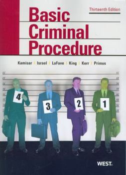 Paperback Basic Criminal Procedure: Cases, Comments and Questions Book