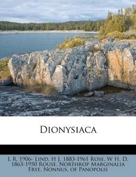 Paperback Dionysiaca Book