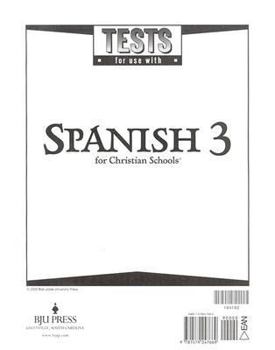 Paperback Spanish 3 for Christian Schools Book