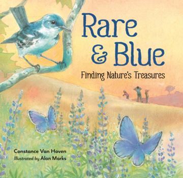 Library Binding Rare & Blue: Finding Nature's Treasures Book