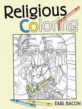 Paperback Religious Coloring Book