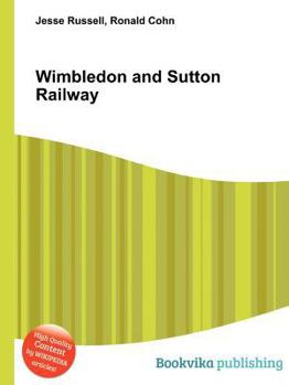 Paperback Wimbledon and Sutton Railway Book