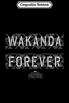 Composition Notebook: Marvel Black Panther Wakanda Forever Pattern Premium  Journal/Notebook Blank Lined Ruled 6x9 100 Pages