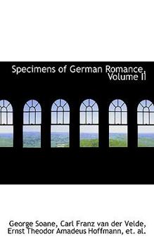 Hardcover Specimens of German Romance, Volume II Book