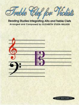 Paperback Treble Clef for Violists: Reading Studies Integrating Alto and Treble Clefs Book