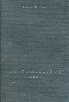 Hardcover 'My Compleinte' and Other Poems Book