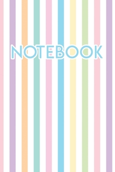 Paperback Notebook: Pastel 110 Blank Lined College Ruled Journal Book