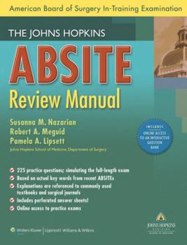 Paperback The Johns Hopkins ABSITE Review Manual Book