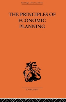 Paperback Principles of Economic Planning Book
