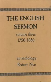 Hardcover The English Sermon, Volume 3: 1750-1850 Book