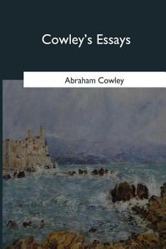 Paperback Cowley's Essays Book