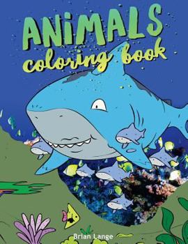 Paperback Animals coloring book: Animal coloring book for kids (age 3-8) Book