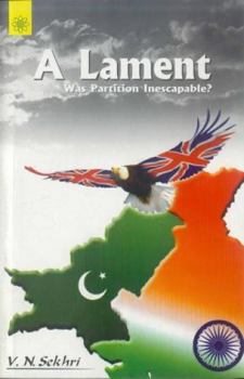 Paperback A Lament: Was Partition Inescapable? Book