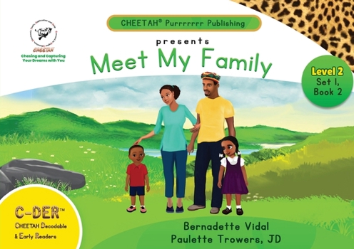 Paperback C-DER (Cheetah Decodable & Early Readers) Set 1, Book 2, Meet My Family Book