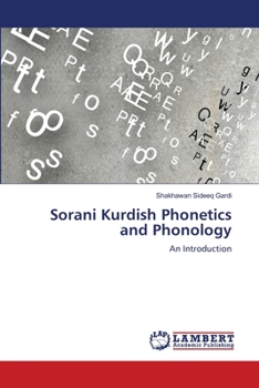 Paperback Sorani Kurdish Phonetics and Phonology Book