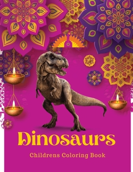 Paperback Dinosaurs' children's coloring book