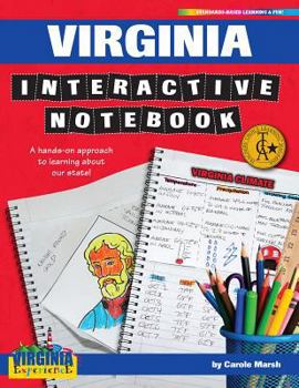 Paperback Virginia Interactive Notebook: A Hands-On Approach to Learning about Our State! Book
