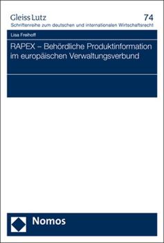 Paperback Rapex - Behordliche Produktinformation Im Europaischen Verwaltungsverbund [German] Book