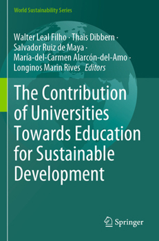 Paperback The Contribution of Universities Towards Education for Sustainable Development Book