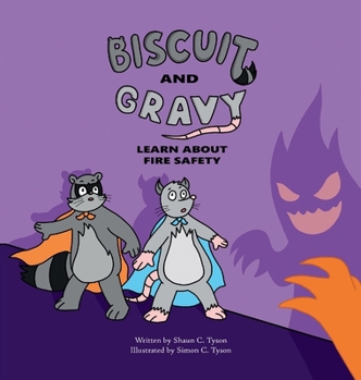 Hardcover Biscuit and Gravy Learn about Fire Safety [Large Print] Book