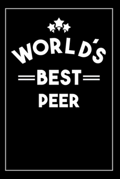 Paperback Worlds Best Peer: Blank Lined Journal Book