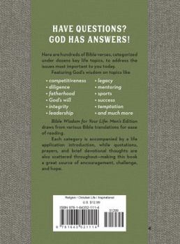 Bible Wisdom for Your Life Men's Edition