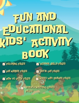 Paperback Fun and Educational Kids Activity Book