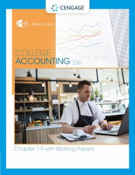 Paperback College Accounting 22e Chapter 1-9 with Working Papers Book