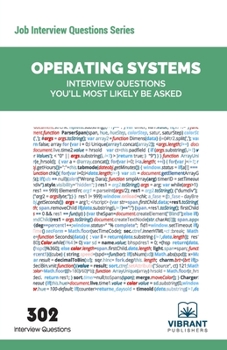 Paperback Operating Systems Interview Questions You'll Most Likely Be Asked Book