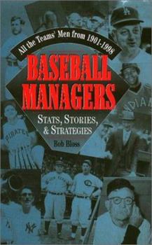 Hardcover Baseball Managers Book