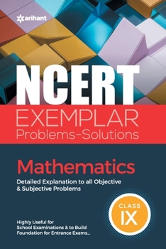 Paperback NCERT Exemplar Problems-Solutions Mathematics class 9th Book