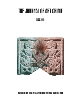 Paperback The Journal of Art Crime: Fall 2020 Book