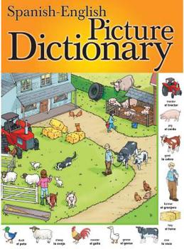 Hardcover Spanish-English Picture Dictionary Book