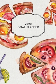 Paperback 2020 Goal Planner: 2020 Dated Goal Planner Focus Weekly Monthly Book