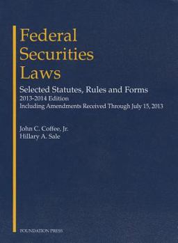 Paperback Federal Securities Laws: Selected Statutes, Rules and Forms Book
