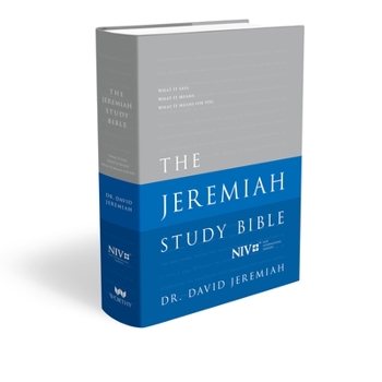 Hardcover The Jeremiah Study Bible-NIV: What It Says. What It Means. What It Means for You. [Large Print] Book