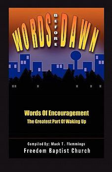 Paperback Words Before Dawn Book