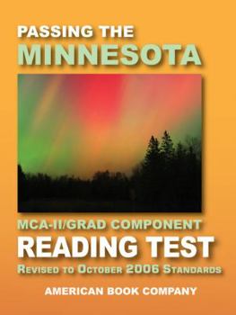 Paperback Passing the Minnesota MCA-II/GRAD Component Reading Test Book