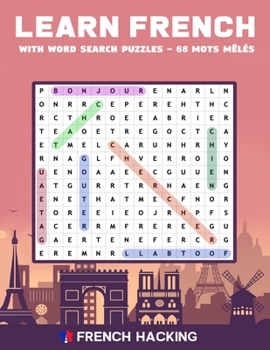 Paperback Learn French With Word Search Puzzles - 68 Mots M?l?s Book
