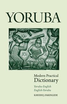 Paperback Yoruba-English/English-Yoruba Modern Practical Dictionary Book
