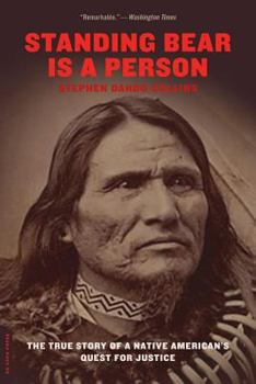 Paperback Standing Bear Is a Person: The True Story of a Native American's Quest for Justice Book