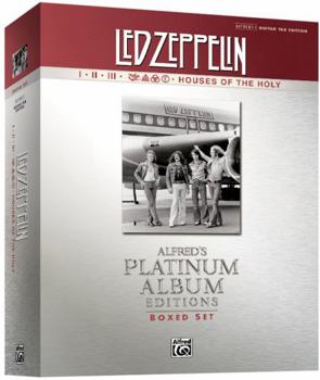 Hardcover Led Zeppelin Authentic Guitar Tab Edition Boxed Set: Alfred's Platinum Album Editions Book