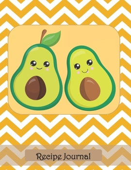 Recipe Journal: Recipe Journal Keeper for Heirloom, Gift, Family, Household, Recipe Records, Avocado
