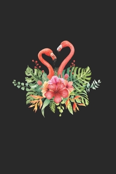 Flamingo Lover: Cool  Animated  Flamingo Design Notebook Composition Book Novelty Gift (6"x9") Dot Grid Notebook to write in