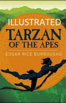 Paperback Tarzan of the Apes Illustrated Book