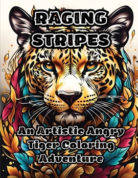 Paperback Raging Stripes: An Artistic Angry Tiger Coloring Adventure Book