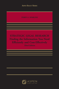 Paperback Strategic Legal Research Book