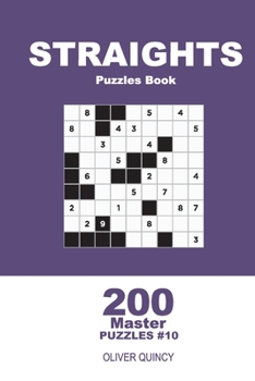 Paperback Straights Puzzles Book - 200 Master Puzzles 9x9 (Volume 10) Book